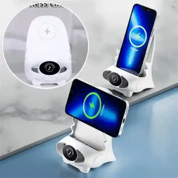 WirelessCharger, bezdrátová rychlá nabíječka a držák na telefon v jednom