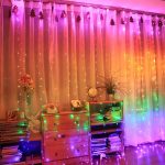 ColorfulCurtain, lehký závěs s 300 barevnými LED světly