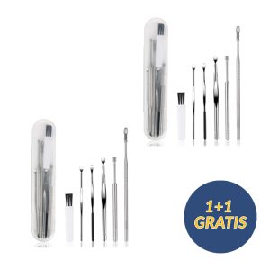 EarCleaningKit, 7-dílná sada s příslušenstvím pro bezpečné čištění uší 1 + 1 ZDARMA