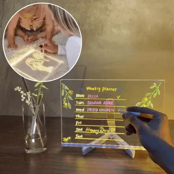 A4Lumily, akrylová LED tabule pro psaní a kreslení