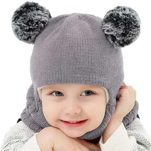 WinterHat, dětská zimní čepice, která zakrývá hlavu, krk a uši