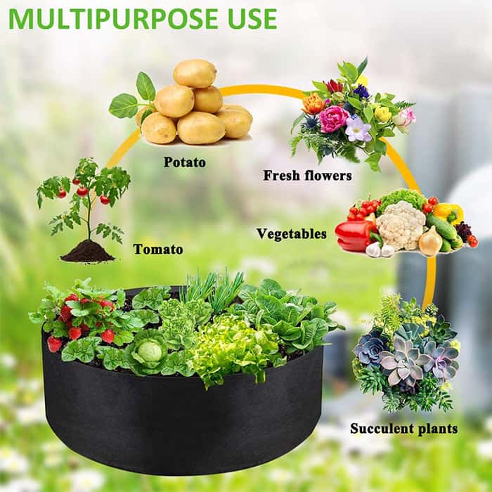Garden GrowBag, záhon z textilu pro bujný růst všech druhů rostlin