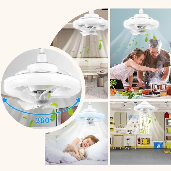FANLIGHT, Ventilátor s LED světlem