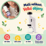 MicroscopeKit, přenosný dětský mikroskop